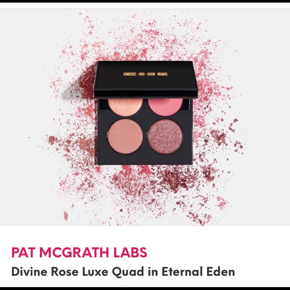 $24 NEW IN BOX Pat McGrath Labs Divine Rose Luxe EYESHADOW Palette Eternal Eden